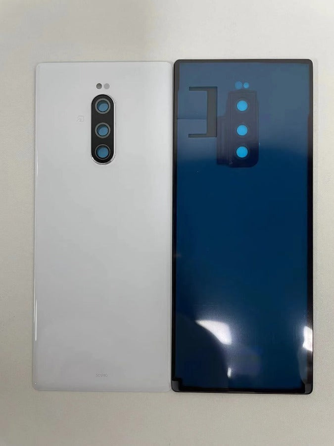 AAA+ Quality Back Case Door Cover For Sony Xperia 1 Battery Back Cover Parts Housing Case With Camera Glass Lens Replacement Sony phone repair parts