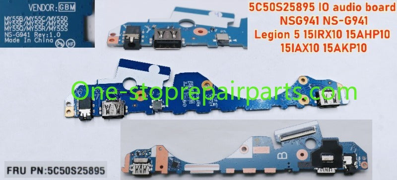 5C10S31488 5C10S31489 NBX0029110 5C10S31499 5C10S31493 IO audio board ribbon cable EDP OLED Cable for Lenovo Legion 5 Y7000 15IRX10 15AHP10 15IAX10 15AKP10 Lenovo laptop repair parts