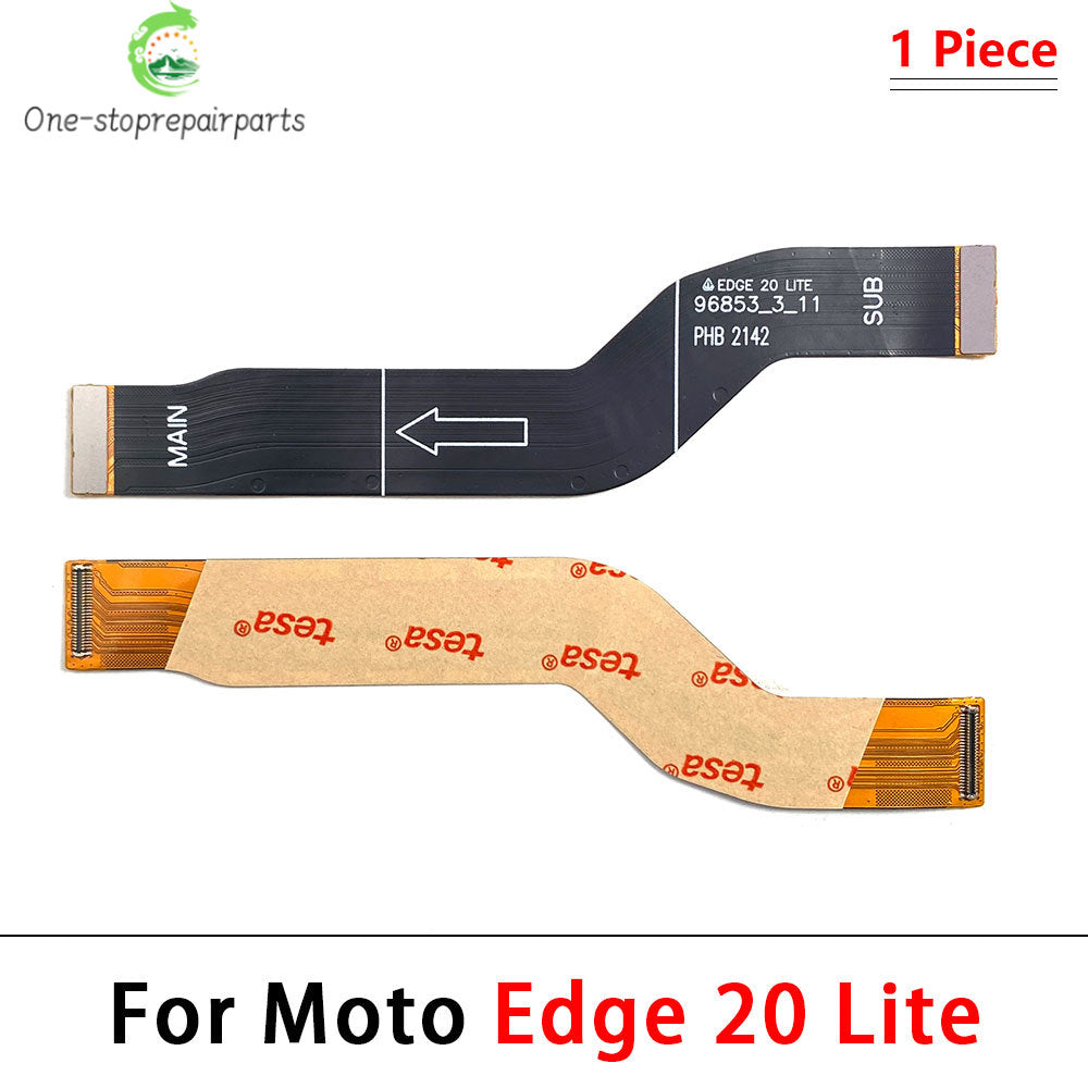 For Motorola Moto Edge 20 30 40 X30 Pro Neo Fusion Lite Ultra Plus Sim Card Reader Holder Connector Main Mainboard Flex Cable Motorola phone repair parts