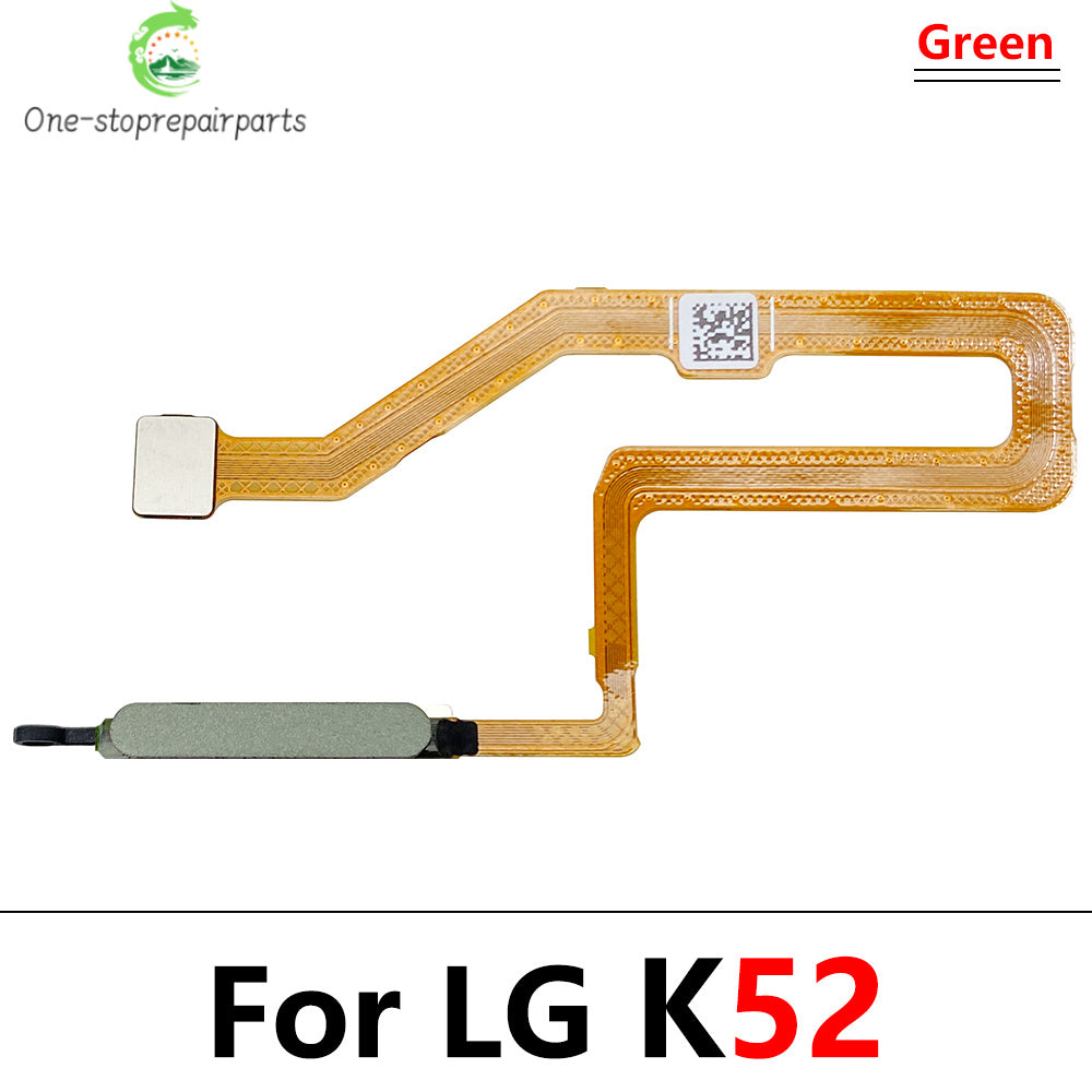 New For LG K42 K52 Home Button FingerPrint Touch ID Sensor Flex Cable Ribbon Replacement Parts  LG phone repair parts