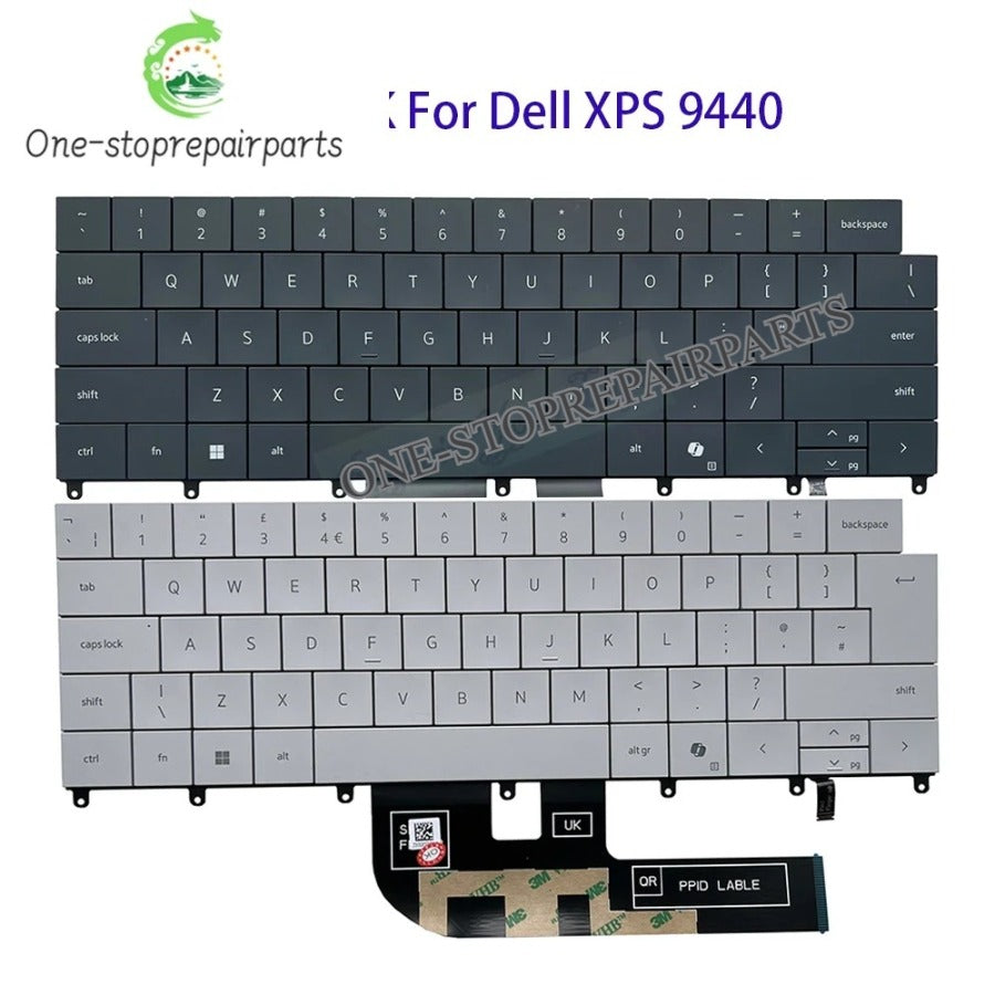UK GB US English Keyboard Backlight For Dell XPS 14 9440 P184G 0P66PH P66PH 0DFRF5 Laptop Backlit Light Replacement Keyboards Dell laptop repair parts