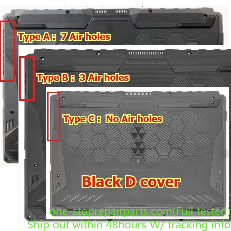 Cover case for Asus TUF Gaming 8 FX506 FA506IU FA506  FA506U lcd back housing bezel frame upper top palmrest case bottom hinge