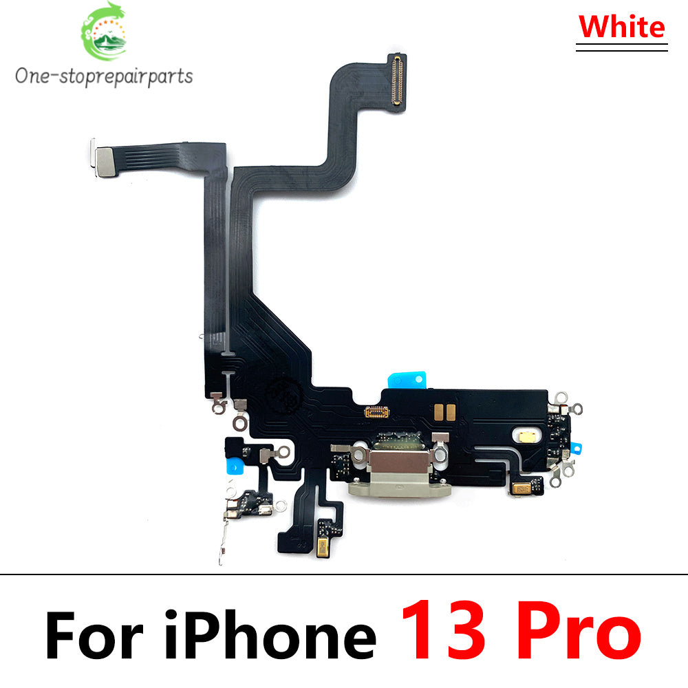 New For iPhone 13 Pro 13Pro Max Mini Dock Connector Micro USB Charger Charging Port Flex Cable Microphone Board iPhone phone repair parts