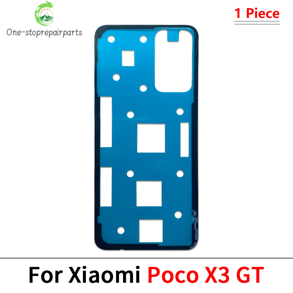 10Pcs/Lot, Back Battery Cover Door sticker Adhesive glue tape For XIaomi Poco F3 F4 F5 M4 X3 X4 X5 X6 Pro GT 4G 5G  Xiaomi  Xiao mi phone repair parts