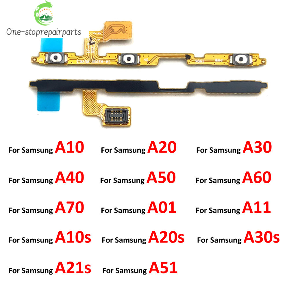 Volume Power Switch On Off Button Key Flex For Samsung A10 A20 A30 A40 A50 A70 A01 A11 A10s A20s A21s A30s A51 A21 A31 A71 A02s Samsung phone repair parts
