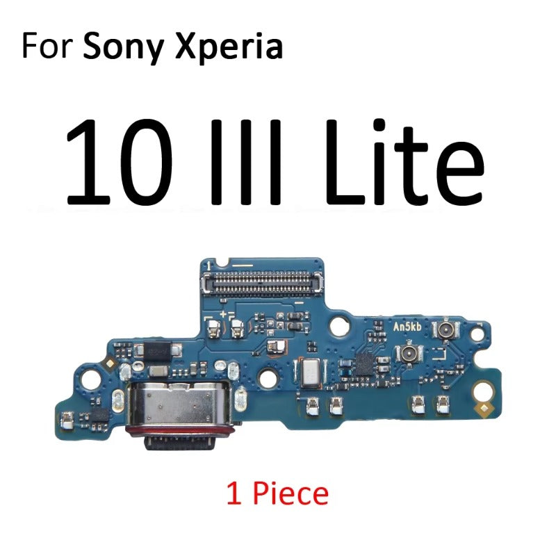 Fast Charger USB Dock Charging Dock Port Board With Mic Microphone Flex Cable For Sony Xperia Pro I 10 II III Lite Plus V VI IV Sony phone repair parts
