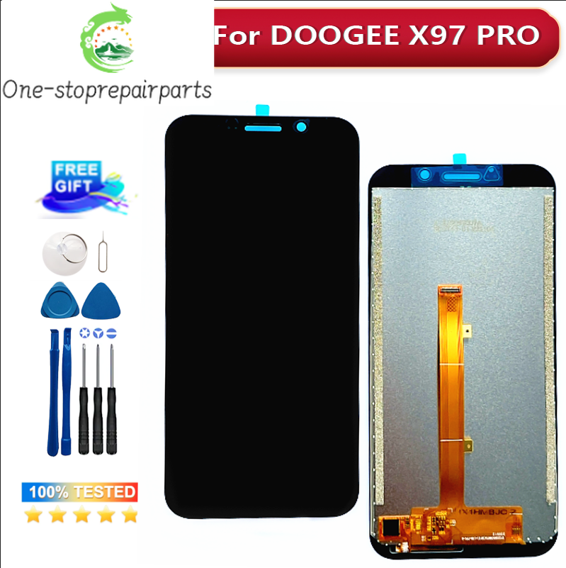 Original Replacement Parts 1440*720 For DOOGEE X97 / X97Pro LCD Display +Touch Screen Digitizer Assembly Doogee phone repair parts