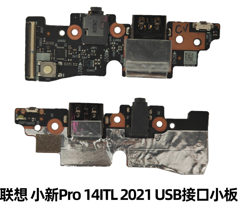 (Shipping fee not include)原装 forLenovo  小新Pro 14ITL 2021 USB接口小板 音频小板 开关小板