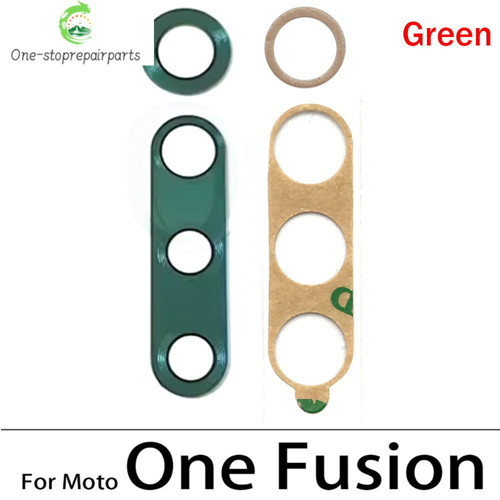 10Pcs,  Camera Glass Lens Back Rear Camera Glass Lens For Motorola Moto One Hyper Fusion Plus Action Vision With Adhesive Motorola phone repair parts