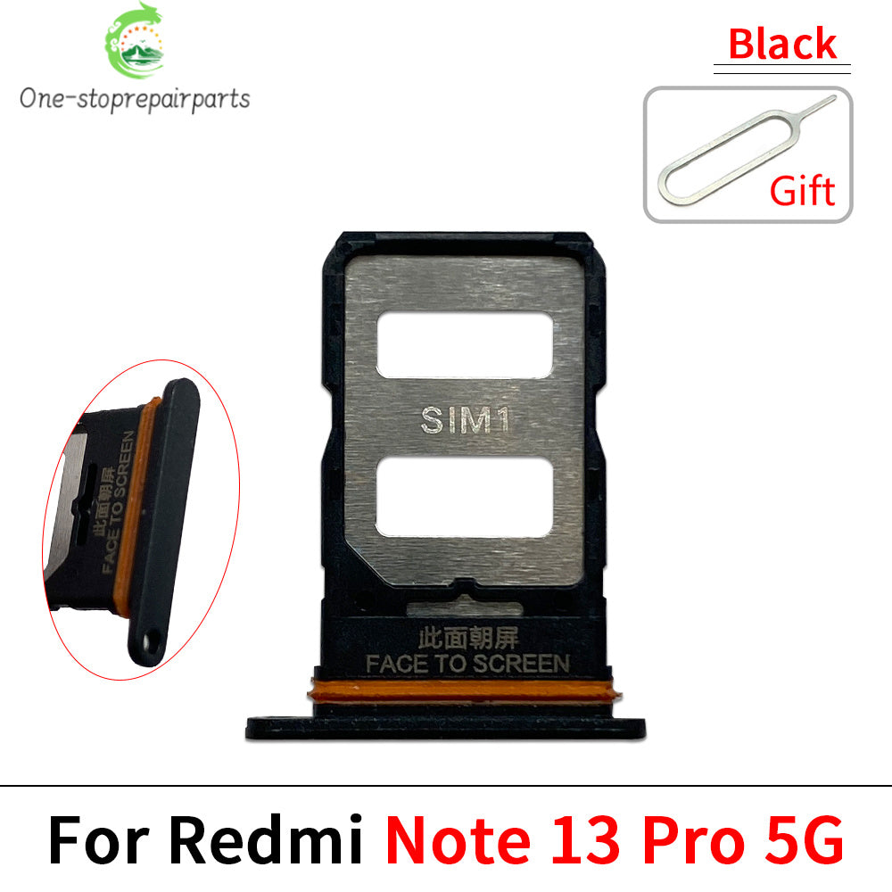 New For Xiaomi Redmi Note 13 Pro Plus 4G 5G SIM Card Tray Slot Holder Adapter Accessories  Xiaomi  Xiao mi phone repair parts