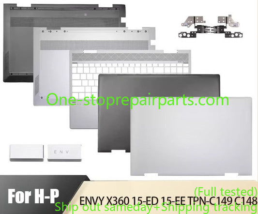 Cover Case for HP ENVY X360 15-ED TPN-C149 C14815-EE LCD top back housing cover bezel frame bottom hinge upper palmrest Shell