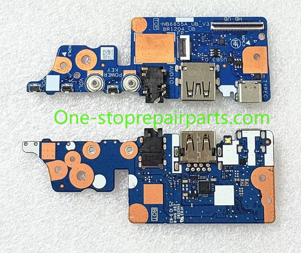 USB I/O board for ASUS Chromebook CR11 CR1104FTA BR1204 CZ1204 90NX08W0-R10010 90NX08U0-R10030 NB6855G NB6855A NB6855E Audo control daughter board