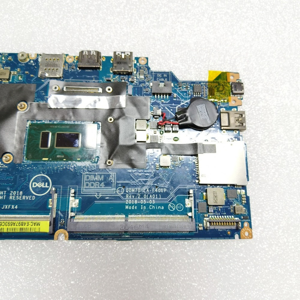 Full Tested LA-F401P For DELL Latitude E5490 5490 system Main board 0C08DH 09X5J9 08KN1W 01TWGW 08DT9H I3 I5 I7 7/8th Laptop Motherboard