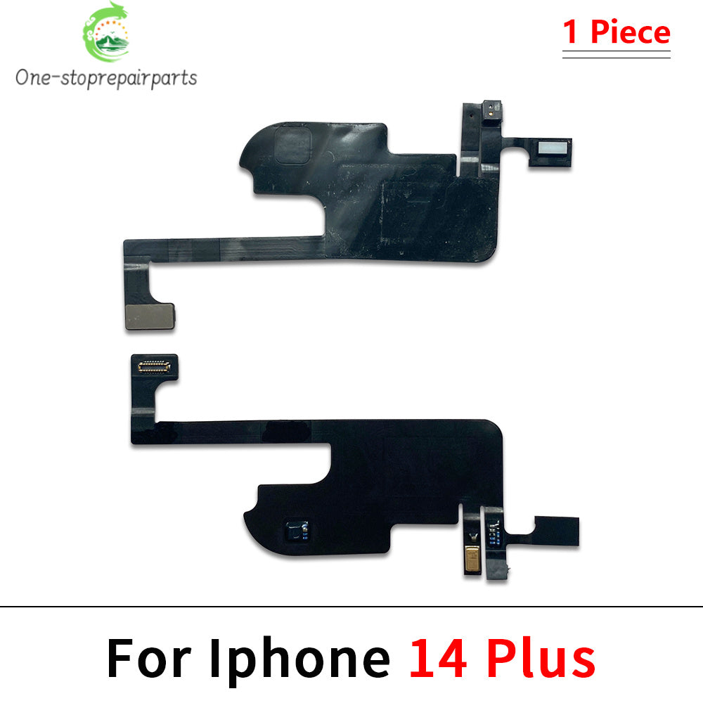 10Pcs, Earpiece Proximity Light Sensor Face Recognition Function Ribbon Flex Cable For IPhone 13 14 15 16 17 Pro Max Plus Mini iPhone phone repair parts