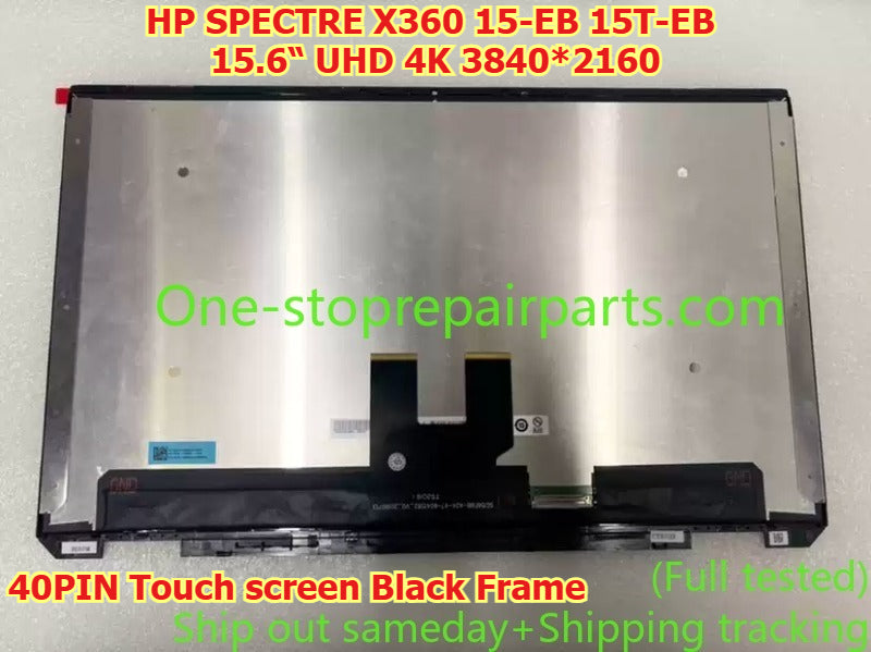 3840 x 2160 L97639-001 Lcd screen assemly for HP SPECTRE X360 15-EB 15T-EB100 15-EB0057TX TPN-Q226 15.6“ UHD 4K Touch Screen display Complete Ne156qum-n5g B156ZAN03.6