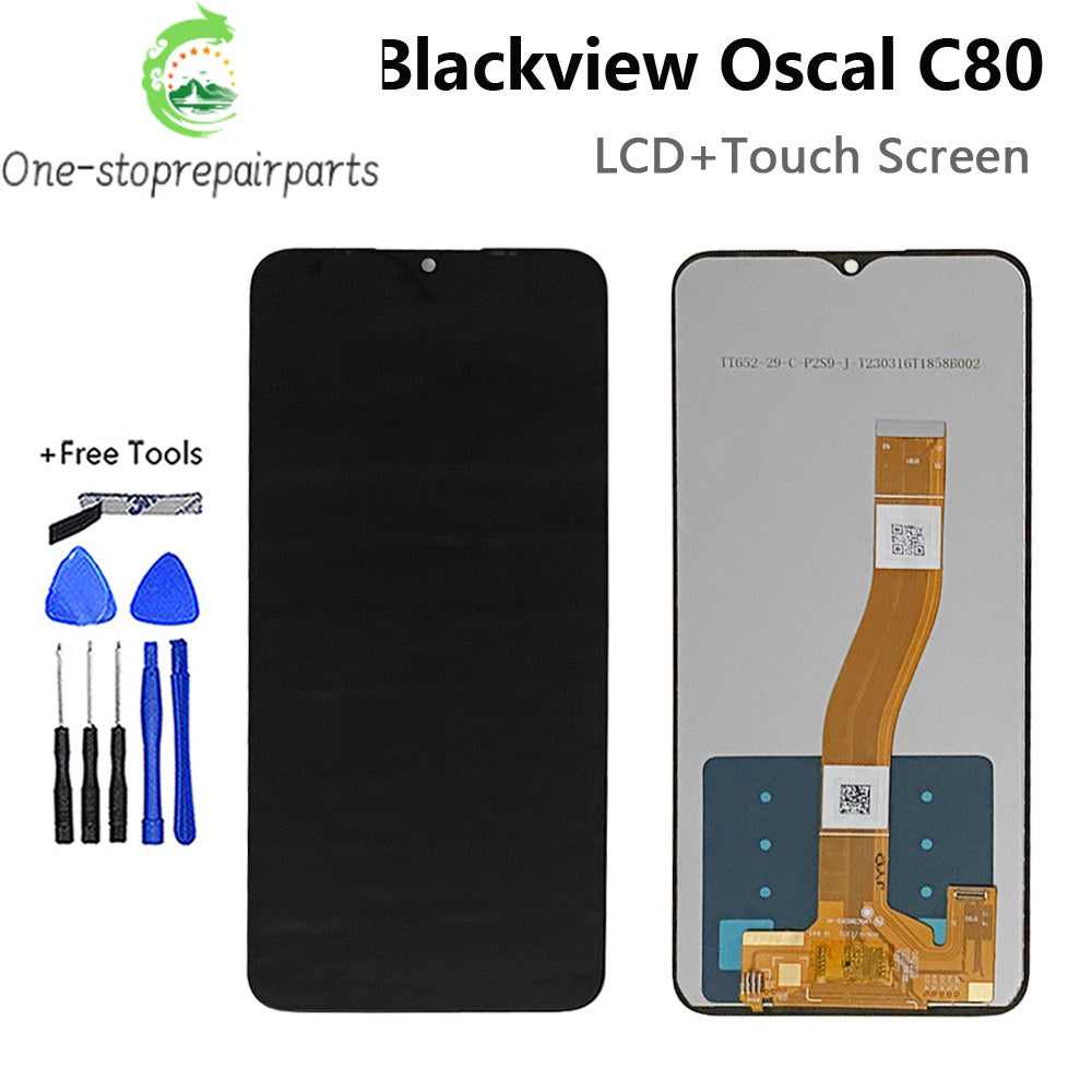 Original For Blackview Oscal C80 LCD Display with Touch Screen Digitizer Assembly Spare Parts Sensor For Oscal C80 Display LCD Blackview phone repair parts