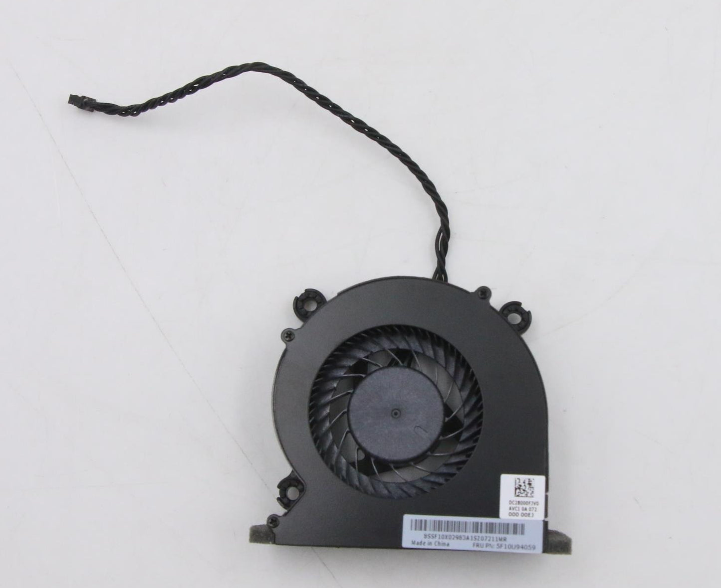 CPU Cooling Fan for Lenovo ThinkSmart Hub Teams/Zoom Rooms Core IP Controller Kit & Bar 180 One/One Pro 5F10U94059 5F10U94057 94059 BAZA0620R2HY003 DC28000FKV1 DC12V 0.2A 25W