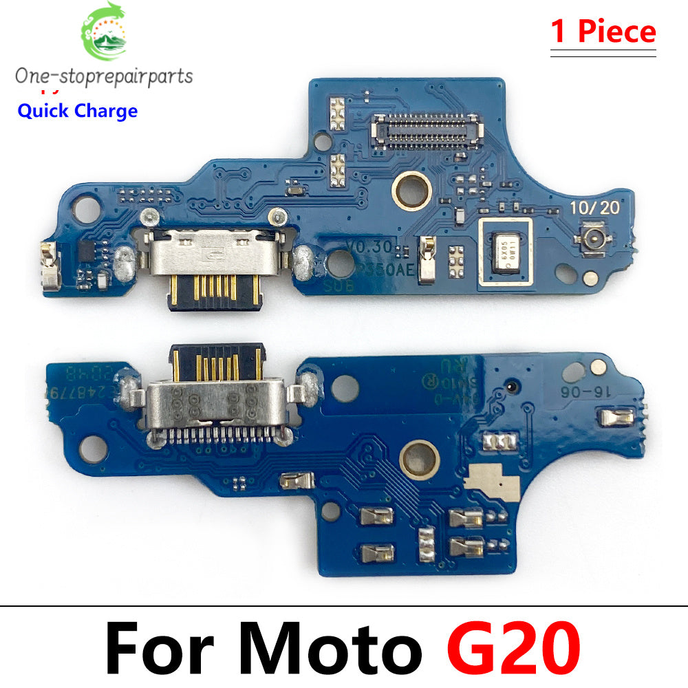 10Pcs USB Charger Charging Dock Port Connector Flex Cable For Moto G10 G100 Power G20 G30 G31 G41 G60 G60s G22 G71 G50 G51 5G Motorola phone repair parts