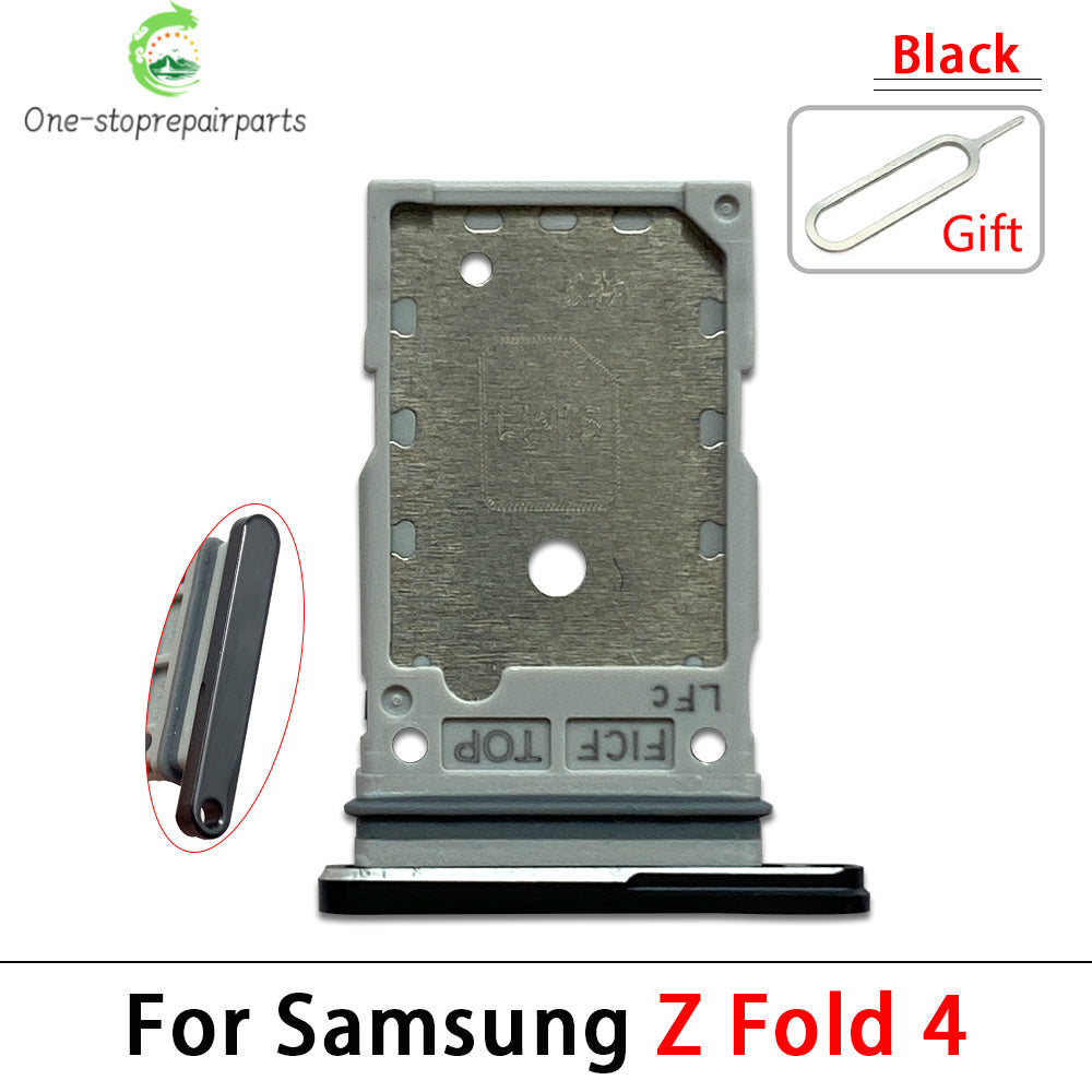New For Samsung Z Fold 2 3 4 5 6 F916 F926 F936 F946 Micro Nano SIM Card Holder Tray Slot Holder Adapter Socket Samsung phone repair parts