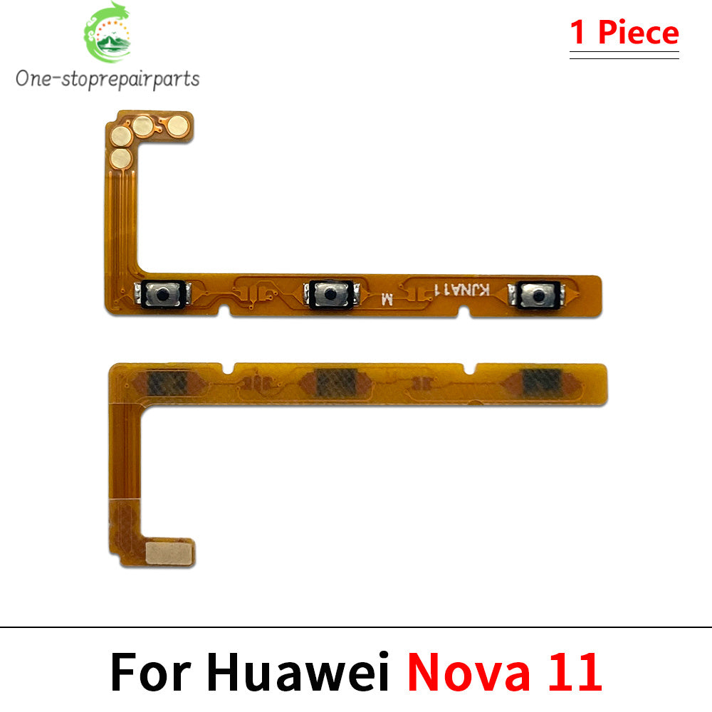 Power On Off Volume Side Button Key Flex Cable For Huawei Nova 8 8i 9 10 11 11i 12 12i Pro Se Y61 Y91 Huawei phone repair parts