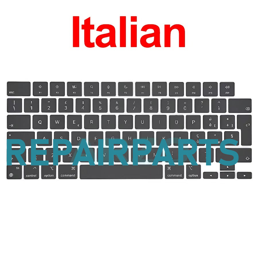 A2442 A2485 A2779 A2780 A2918 A2991 A2992 A3112 A3401 A3185 A3403 A3186 Keycaps Keys Key Cap For Macbook Pro 14" 16" 2021-2023 Macbook repair parts