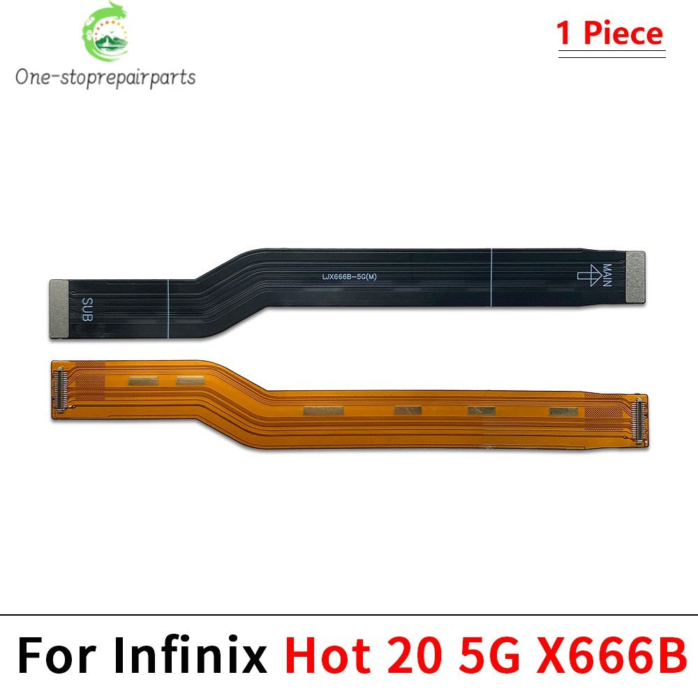New For infinix Hot 8 9 11 11s 20 20s 30 40 50 Pro Plus 5G X650 X662 X668 Main Board Motherboard Flex Cable Replacement parts  infinix phone repair parts
