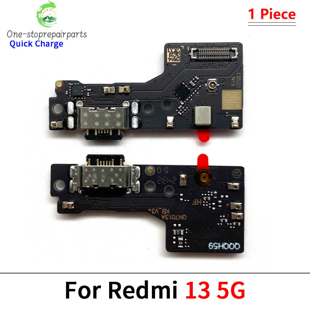 New For Xiaomi Redmi 12 12C 13 13C 14C 15 15C 4G 5G Dock Connector Micro USB Charger Charging Port Flex Cable Microphone Board Xiaomi  Xiao mi phone repair parts