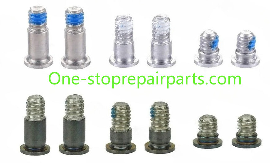 10Sets/Lot A1706 A1707 A1708 A1989 A1990 A2159 A2141 A2338 Bottom Screws Set for Macbook Pro Retina 13" 15" 16" Grey Silver Macbook repair parts