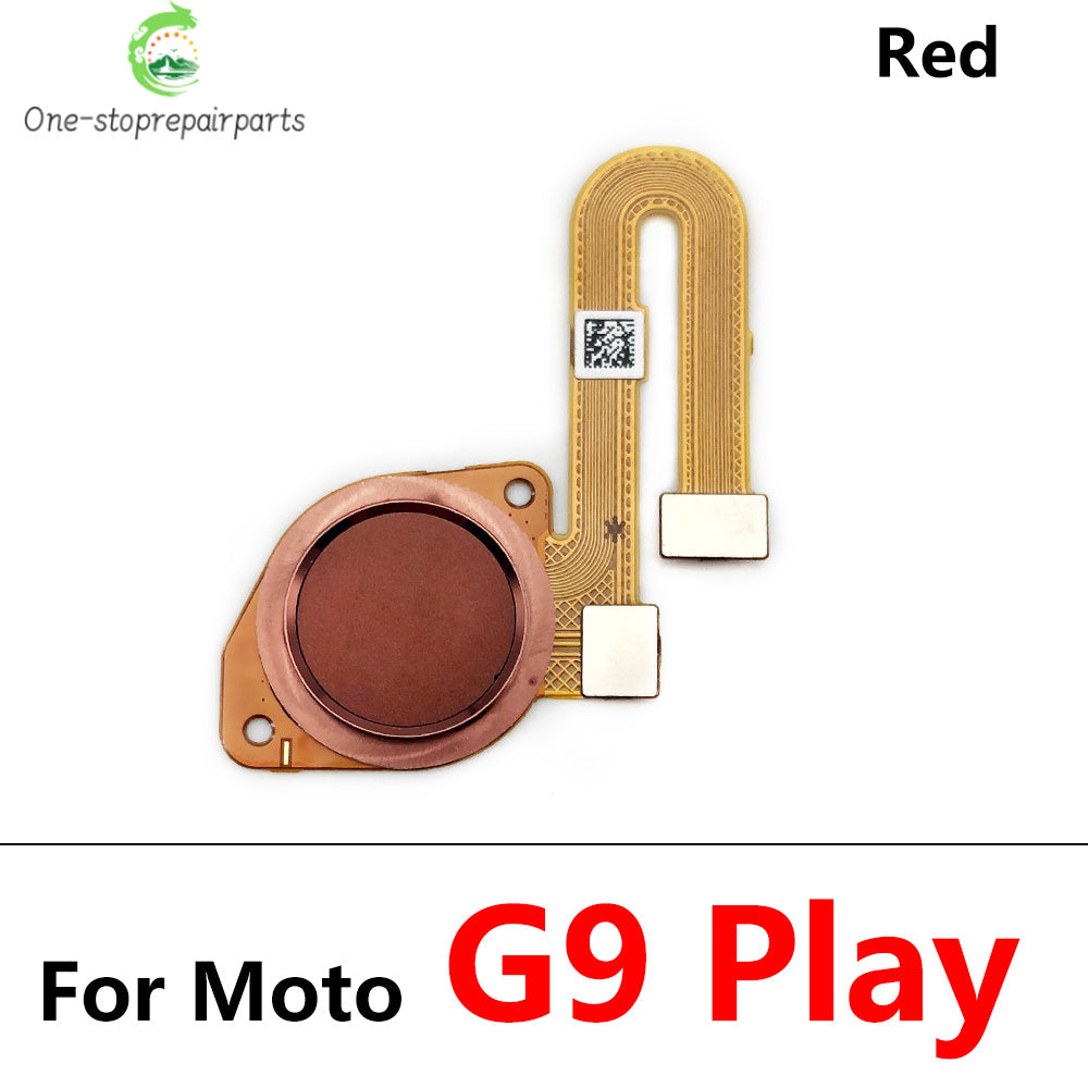10Pcs/Lot, New For Motorola Moto G9 Plus Power Home Button FingerPrint Touch ID Sensor Flex Cable Ribbon Replacement Parts Motorola phone repair parts