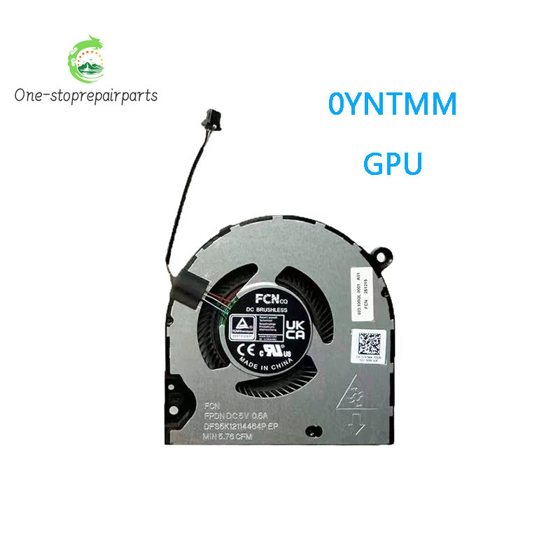 NEW Original LAPTOP CPU GPU Cooling Fan For DELL Inspiron 14 Plus 7420 5420 0YNTMM 08994X Dell laptop repair parts