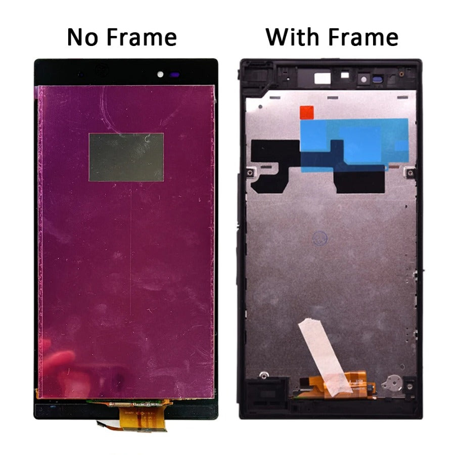 Original LCD Display For SONY Xperia Z Ultra XL39h XL39 C6833 Touch Screen Digitizer For SONY Xperia Z Ultra lcd with Frame Sony phone repair parts