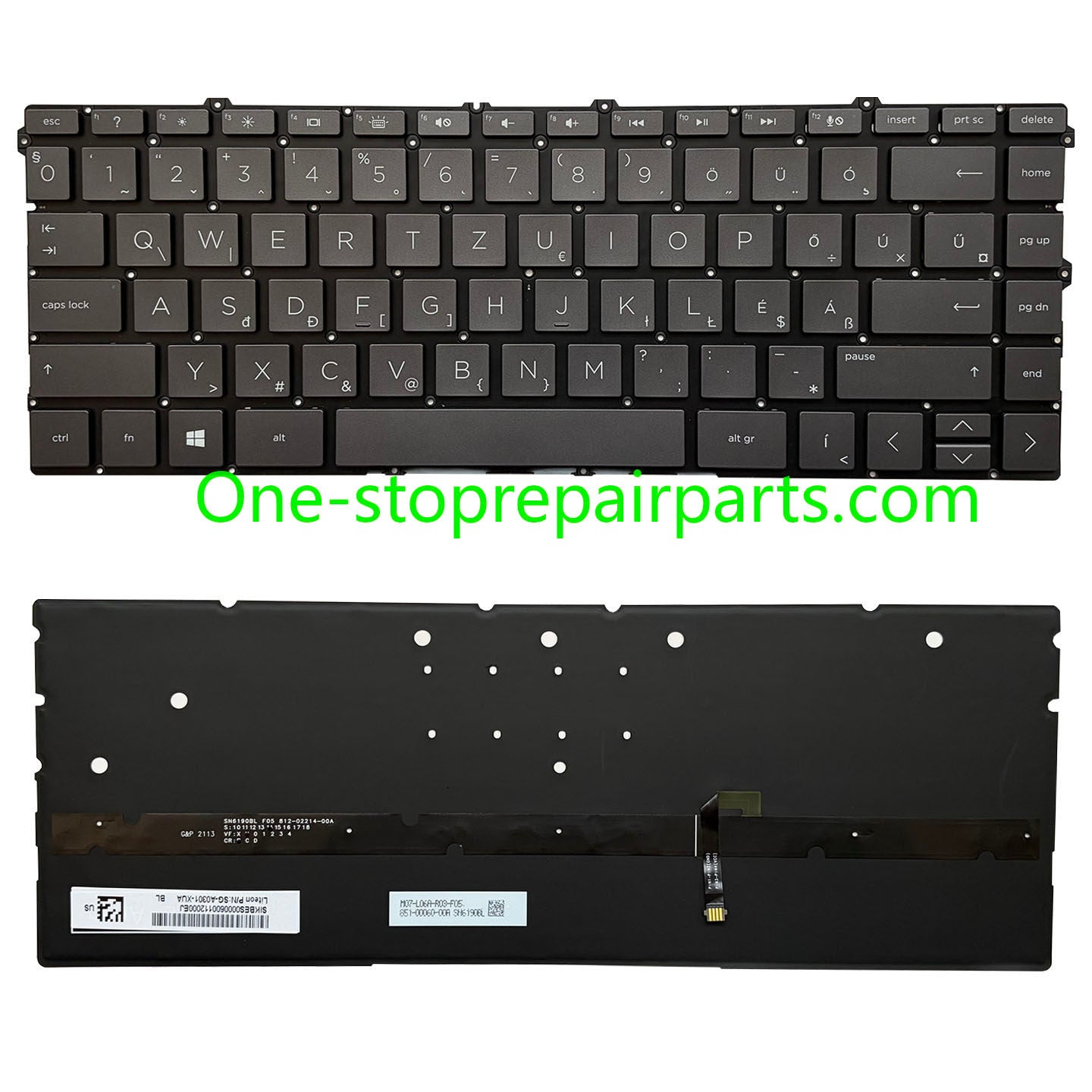 Upper Keyoard  for HP Spectre X360 13-AW TPN-Q225 UK/SP/RU/LA US