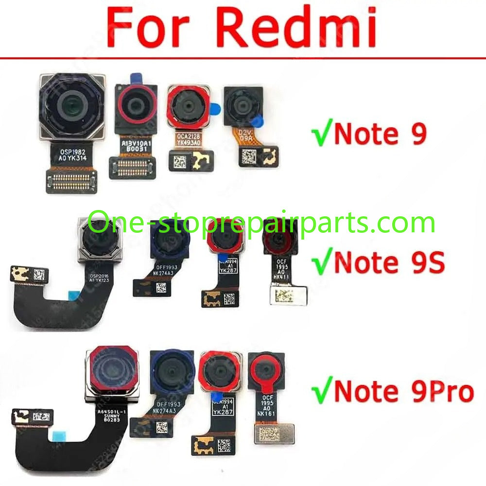 Rear Back Camera For Xiaomi Redmi Note 9 Pro 9S 9Pro Note9 Main Backside Camera Module Flex Replacement Spare Parts Xiaomi phone repair parts