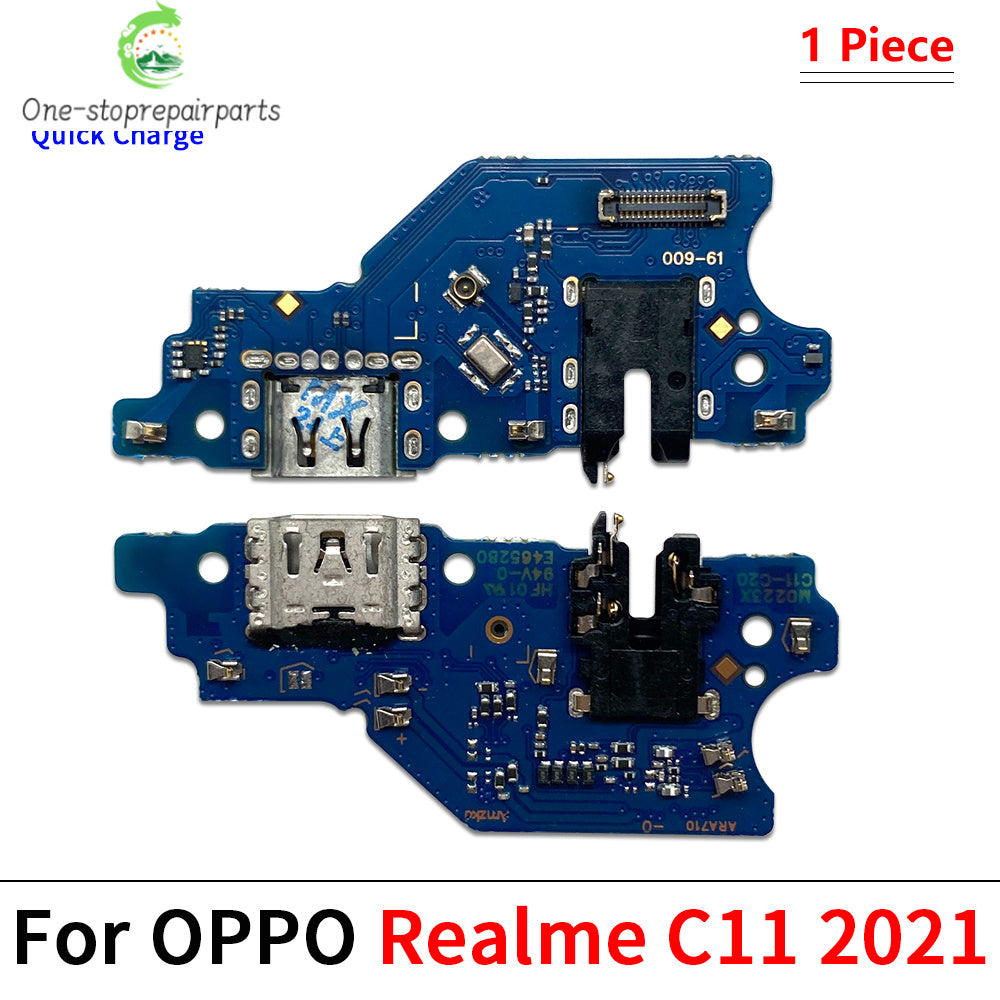USB Charger Charging Dock Port Connector Main Mainboard Power Volume Flex Cable For OPPO Realme C11 2020 2021 Realme phone repair parts