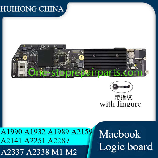 Motherboard for Apple Macbook logic board main board A1990 A1932 A1989 A2159 A2141 A2251 A2337 A2338 M1 M2 A2289  Macbook repair parts