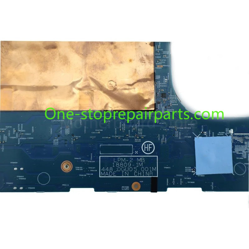 Laptop Motherboard For Lenovo ThinkPad P1 Gen 2 18809-1M With CPU I7-9750H GPU GTX 1650 Lenovo laptop repair parts