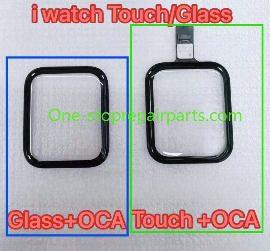 Touch Screen Digitizer Glass Lens Panel For Apple Watch Series SE 1 2 3 4 5 6 7 8 38mm 42mm 40mm 44mm TouchScreen Repair Parts iWatch repair parts
