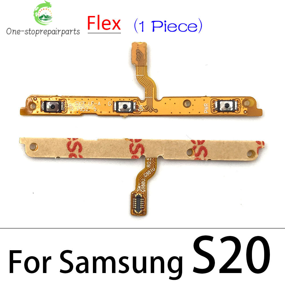 For Samsung S20 S21 S22 S23 S24 Plus Ultra Fe Power on off Volume Key Button Button Flex Cable Samsung phone repair parts