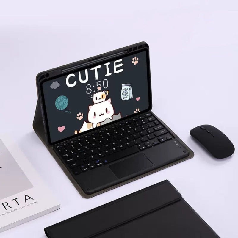 Suitable for Huawei Tablet MatePad 11.5S SE 11 2024  11.5 2025/2026 Smart Touch Bluetooth Keyboard Leather Case Pen Slot Case Protective Accessories