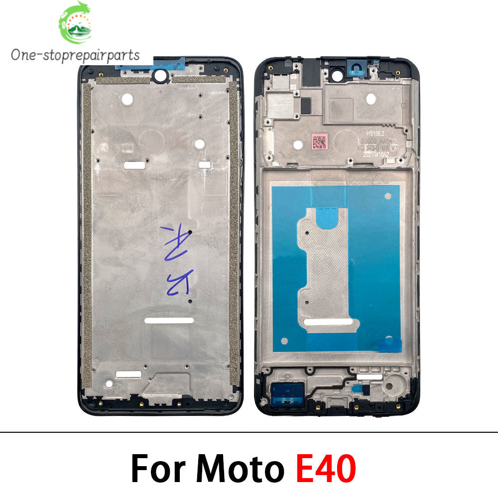 Front Housing LCD Display Bezel Middle Frame For Motorola Moto E13 E20 E22 E32 E32s E40 E6 E6s E7 Play Plus Power Motorola phone repair parts