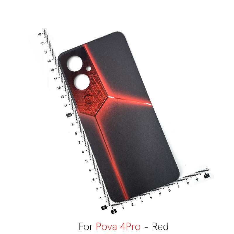 Battery back housing cover for Tecno Pova 5 5G Pova3 Pova4 LG7n 5Pro back case Phone case back cover