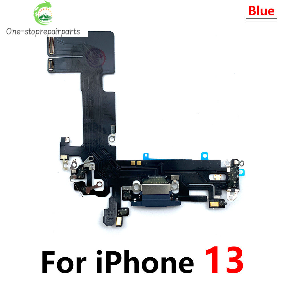 New For iPhone 13 Pro 13Pro Max Mini Dock Connector Micro USB Charger Charging Port Flex Cable Microphone Board iPhone phone repair parts