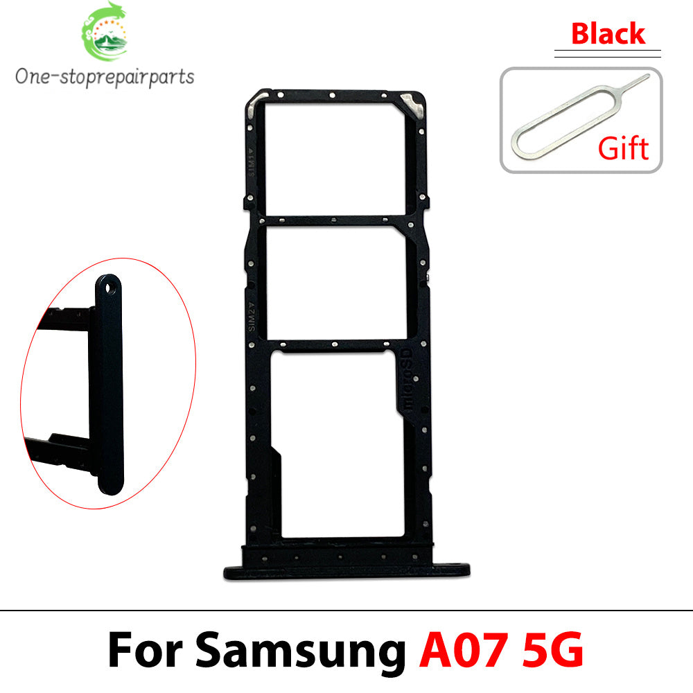 New For Samsung A07 A17 4G 5G Dual SIM Card Tray Slot Holder Adapter Accessories Samsung phone repair parts