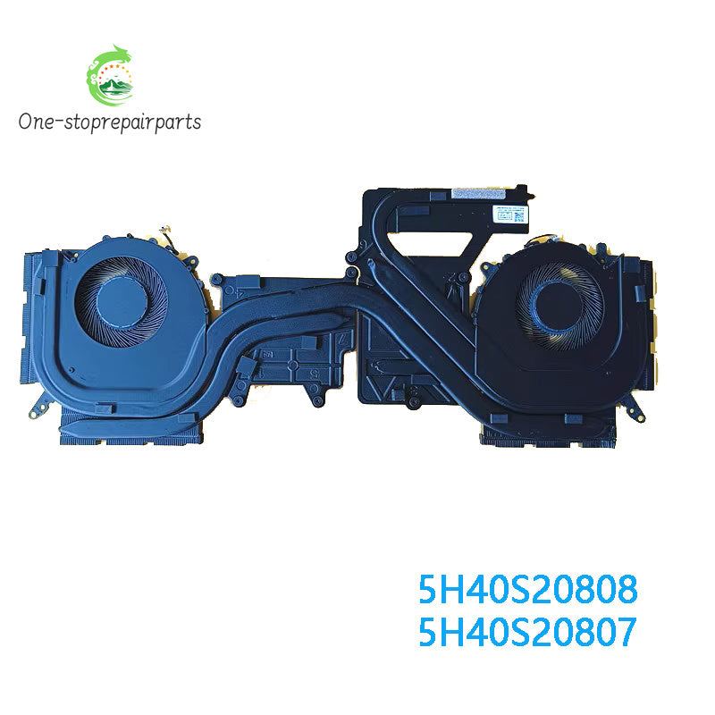 NEW Original LAPTOP CPU GPU Cooling Fan With Heatsink For LENOVO Legion Y9000P 2023 5H40S20808 5H40S20807 Lenovo laptop repair parts