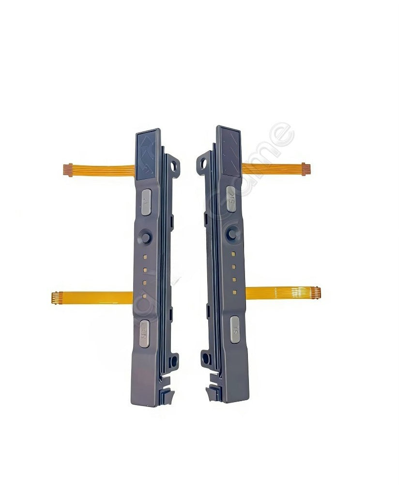 Original Secondhand Plastic Slider Set for Switch NS Joy-con Controller Rail Assembly with Flex Cable and Button Game console repair parts