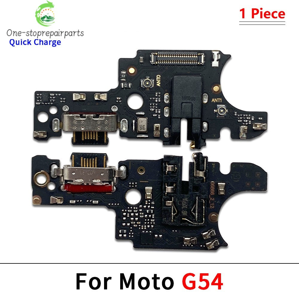 10Pcs, USB Charger Charging Dock Port Connector Flex Cable For Moto E6i E7i E22i E32 G24 Power G04 G14 G54 G64 G84 G42 G62 5G Motorola phone repair parts