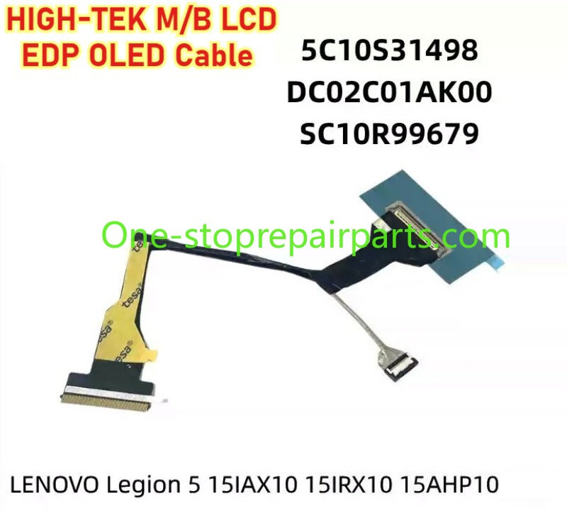 5C10S31488 5C10S31489 NBX0029110 5C10S31499 5C10S31493 IO audio board ribbon cable EDP OLED Cable for Lenovo Legion 5 Y7000 15IRX10 15AHP10 15IAX10 15AKP10 Lenovo laptop repair parts