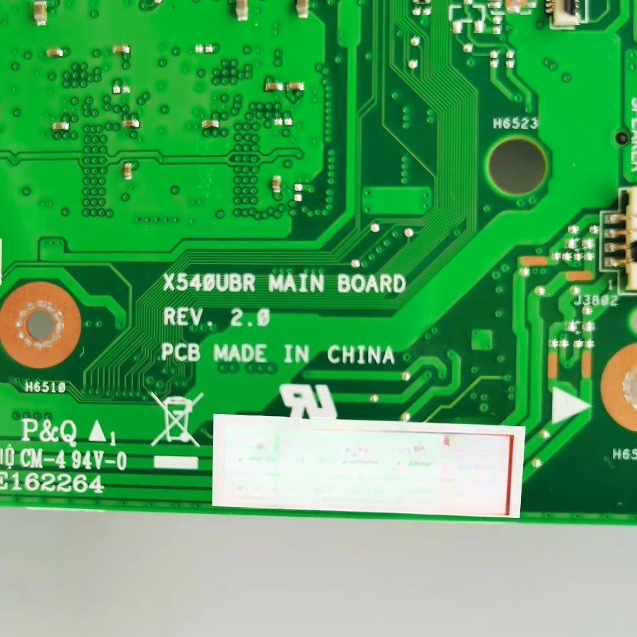X540UA Laptop Motherboard For ASUS X540UAR X540UV A540U F540U X500U K540U X543U P540U R540U Mainbaord i3 i5 i7 0G/4G/8G-RAM ASUS laptop repair parts