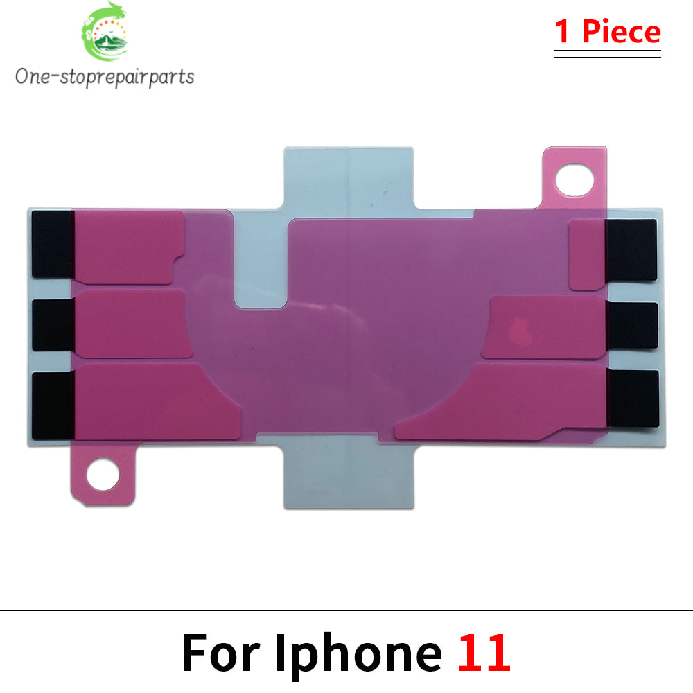 50Pcs/Lot, Battery Adhesive Sticker For iPhone 11 12 13 14 15 16 Pro Max Battery Double Tape Strip Pull Trip iPhone phone repair parts