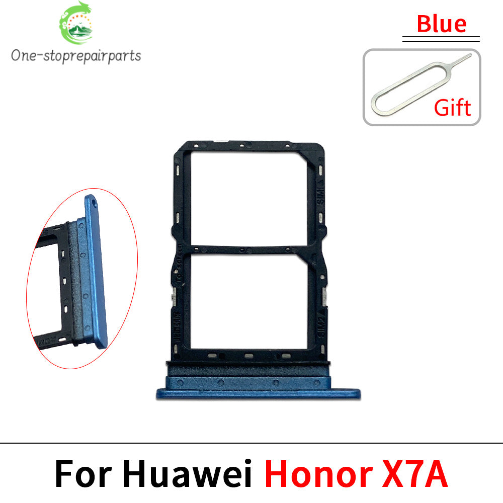 New SIM Card Slot SD Card Tray Holder Adapter For Huawei Honor X7 X7A X7B X7C Replacement Parts Huawei phone repair parts